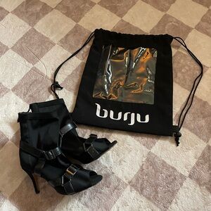 Burju Sharness Dance Heels // Black // 9